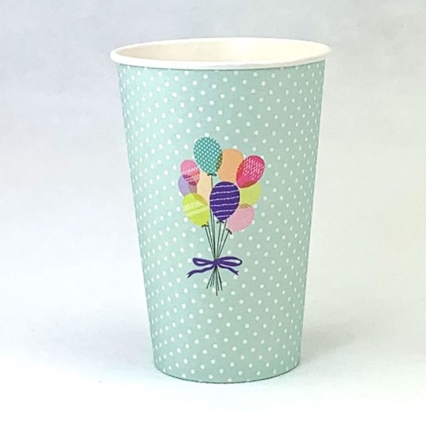 KELÍMKY papírové Balónky modré 8ks