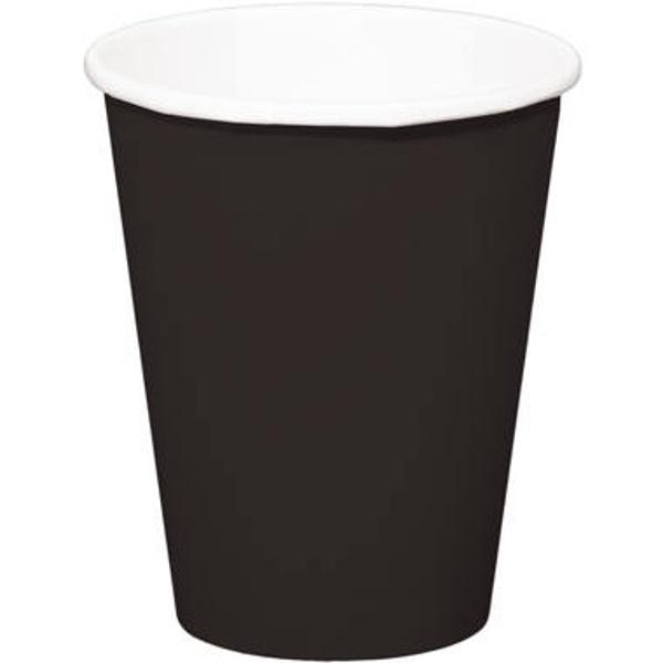 KELÍMKY papírové černé 350ml 8ks