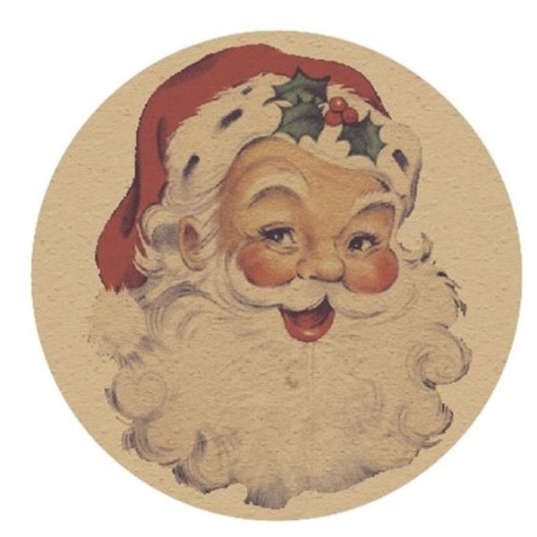 Levně Konfety Vintage Santa velké 20ks