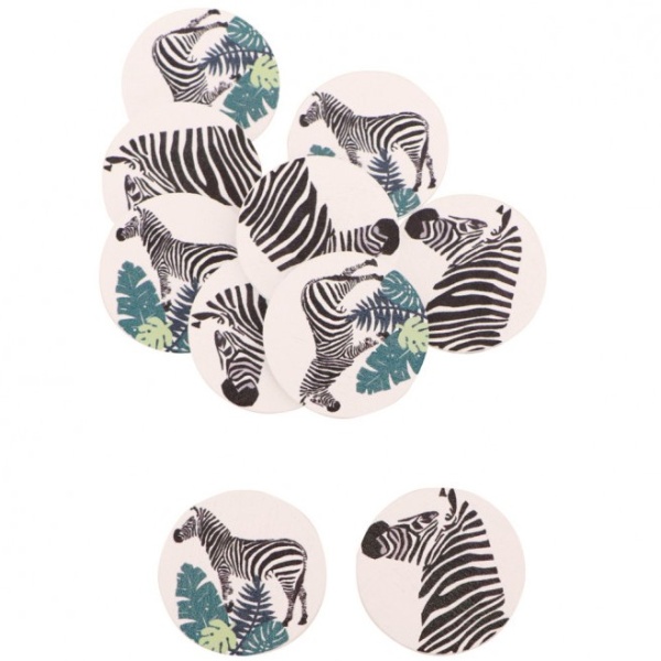 Safari party - Konfety Zebra 12 ks 2,8 cm
