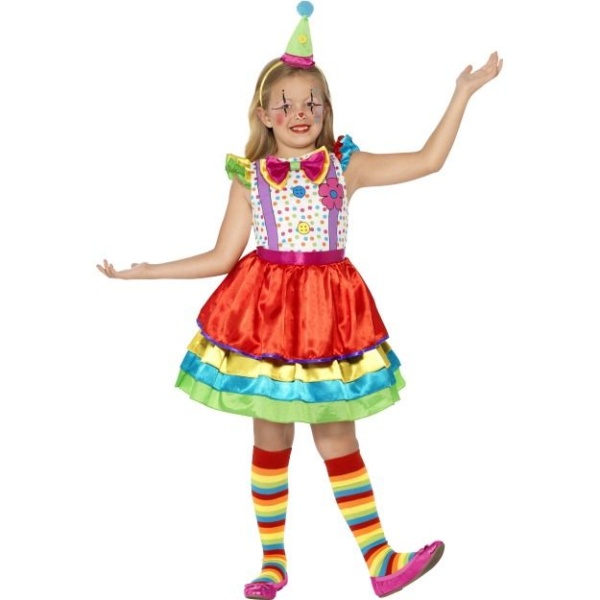 Kostým dětský Clown girl S