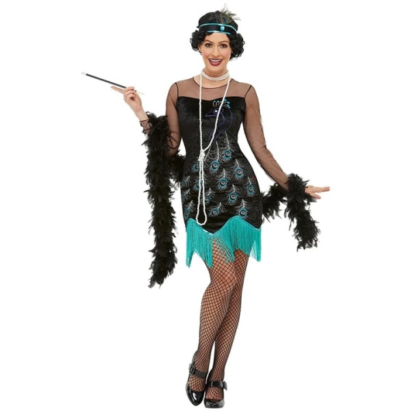 Kostým na party dámský 20. léta Peacock Flapper