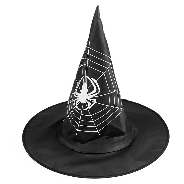 Levně Karnevalový klobouk čarodějnický pavouk 1 ks