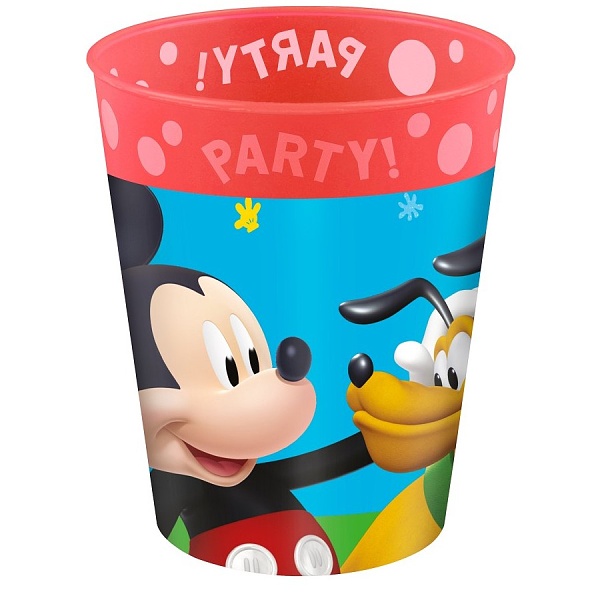 Kelímek plastový opakovaně použitelný Mickey Mouse 250 ml 1 ks