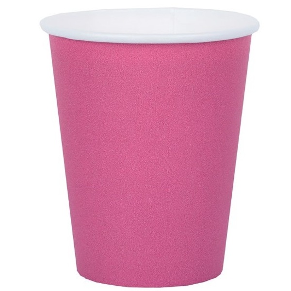Levně Kelímky papírové Candy Pink 250 ml 10 ks