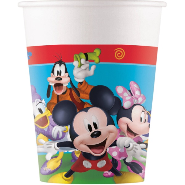 Levně Mickey Mouse party - Kelímky papírové 200 ml 8 ks