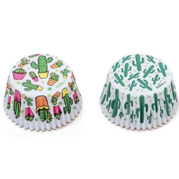 Košíčky na cupcakes Kaktus 36 ks