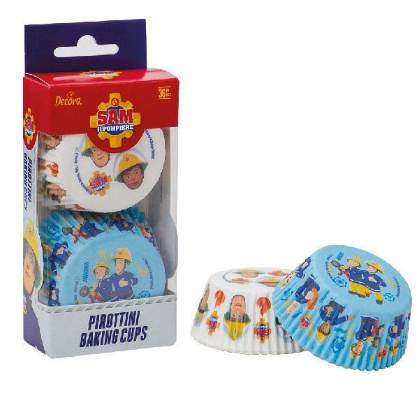 Košíčky na cupcakes Požárník Sam 36 ks