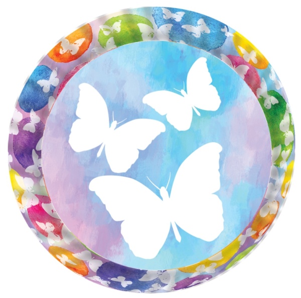 Košíčky na muffiny Motýli akvarel 50 ks