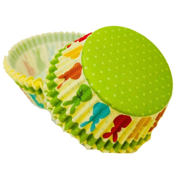 Košíčky na muffiny Zajíčci Color 50 ks