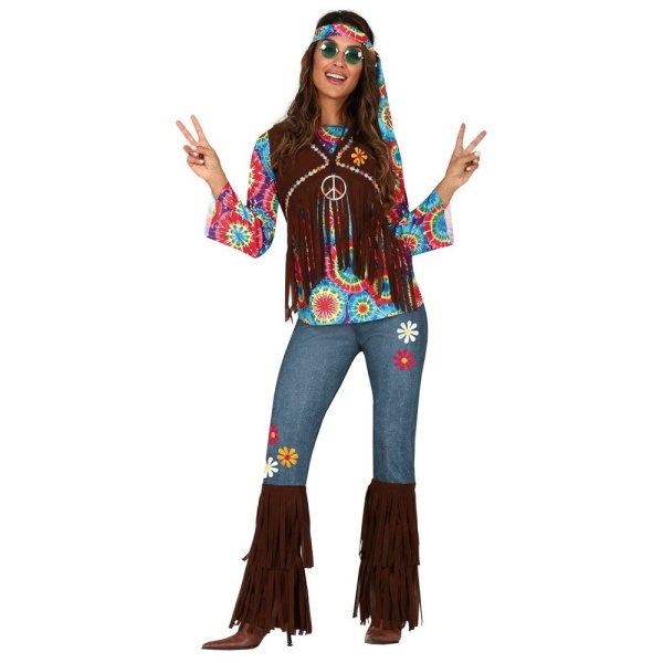 Kostým dámský Hippie vel. L (42-44)