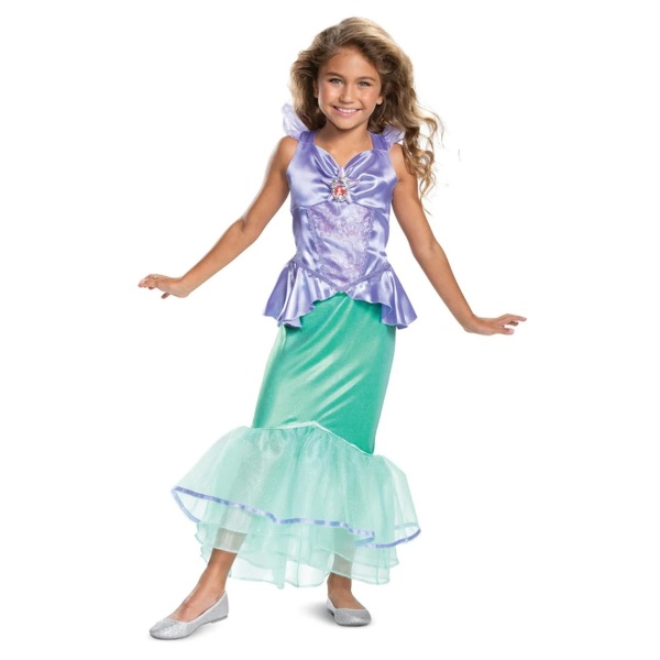 Kostým dětský Ariel Malá mořská víla Deluxe vel. S (5- 6 let)
