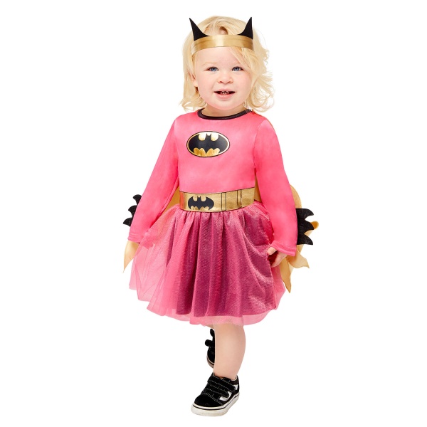 Kostým dětský Batgirl růžový vel. 12 - 18 měsíců