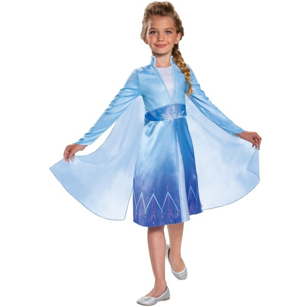 Levně Kostým dětský Frozen 2 Elsa vel. M (7 - 8 let)