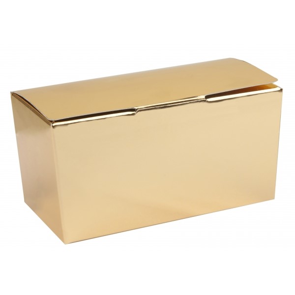Levně Luxusní krabička na čokoládu zlatá 500g 1ks