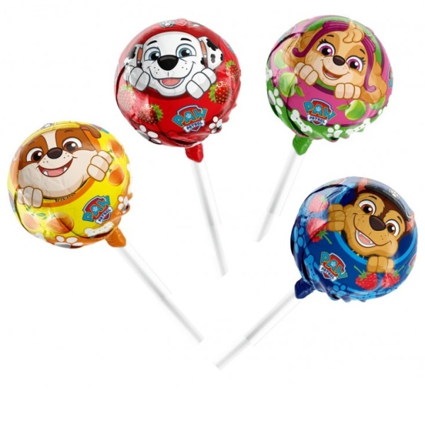 Lízátko Tlapková patrola mix 120ks 1,2kg