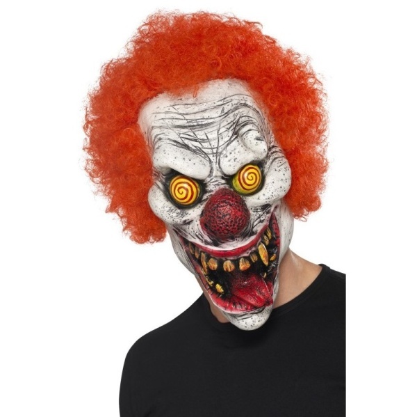 Halloween Horror - Maska latexová Spirálový klaun