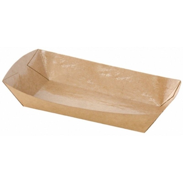 Misky papírové kraftové obdélníkové 150ml 18,2x7cm 8ks