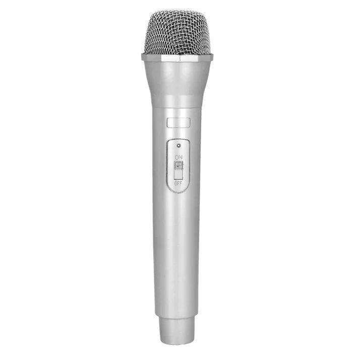 Mikrofon stříbrný 23,5 cm