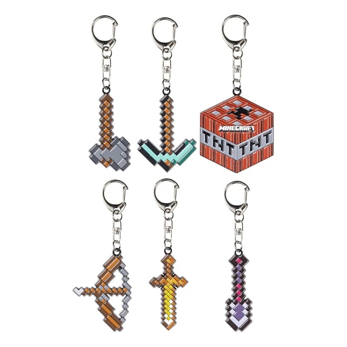 Minecraft kovový přívěšek