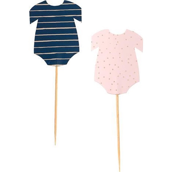 NAPICHOVÁTKA na cupcakes Body růžová a modrá 12ks