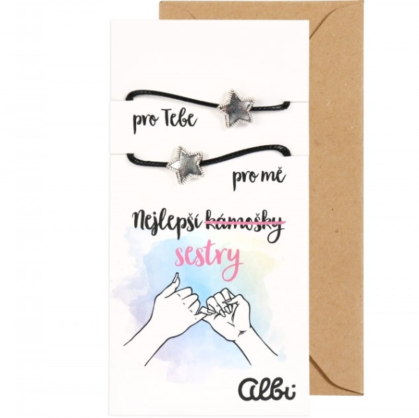 PŘÁNÍ S DÁRKEM – náramek duo Sestry
