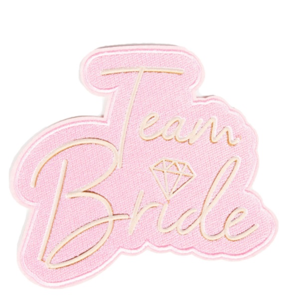 NAŽEHLOVACÍ nášivka Team Bride 6 ks