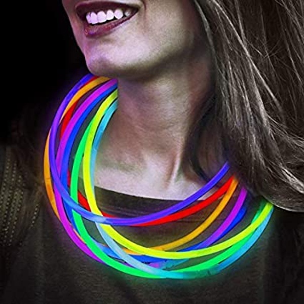 Neonová party - náhrdelníky svítící 10 ks