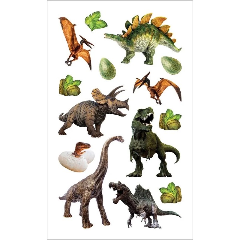 Nálepky Mini Dinosauři 7,5 x 12,3cm