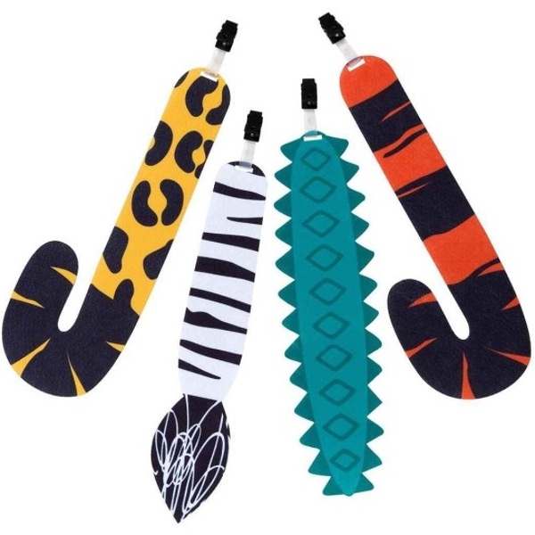 Baby ZOO party - Ocásky zvířátek ke hře 4 ks