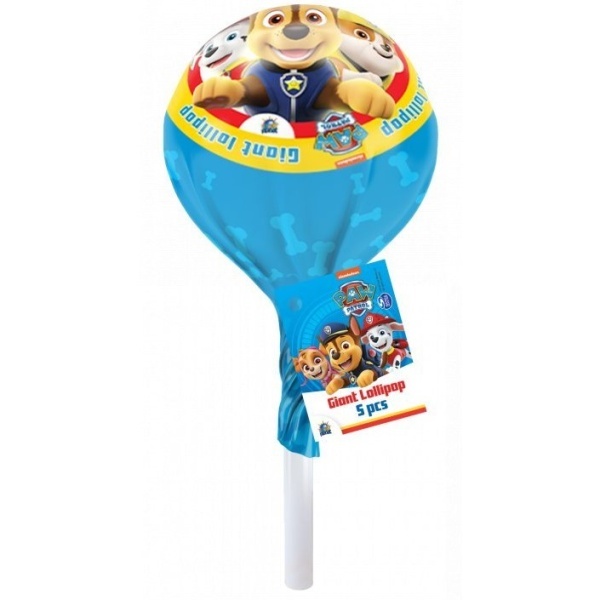 Paw Patrol - Obří lízátko s 5 malými lízátky 5 x 6 g