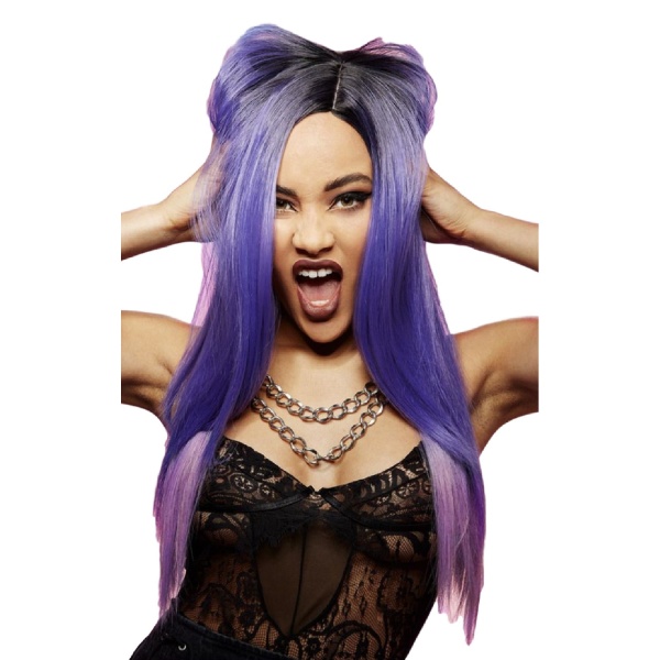 PARUKA dámská fialová Amethyst Ombre