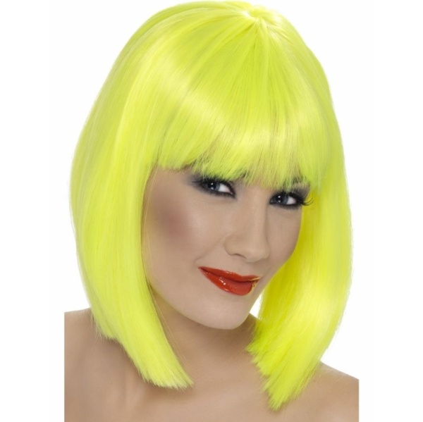 PARUKA Glam neonově žlutá