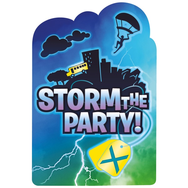 Battle - Royal party - Pozvánky 8 ks