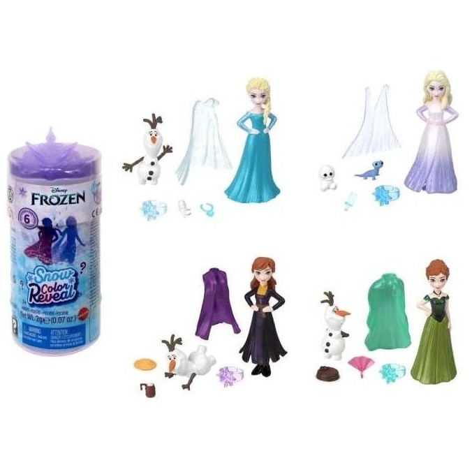 Panenka Disney Ledové království Snow Colour Reveal 9 cm