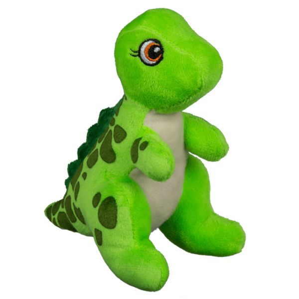 Levně Plyšová hračka Dinosaurus světle zelený 16 cm 1 ks