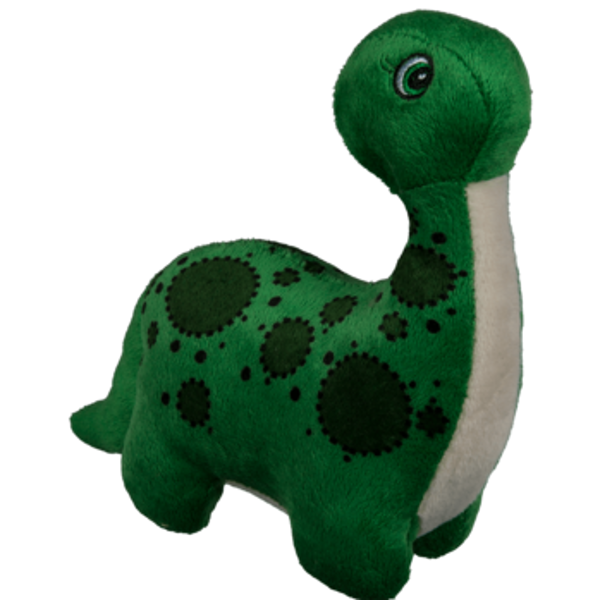 Levně Plyšová hračka Dinosaurus tmavě zelený 16 cm 1 ks