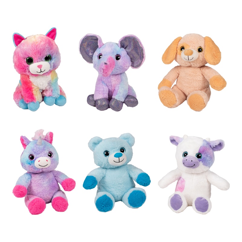 Plyšové zvířátko s třpytivýma očima 23 cm