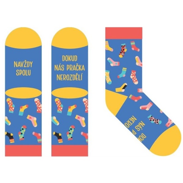 Ponožky dárkové Dokud nás pračka nerozdělí