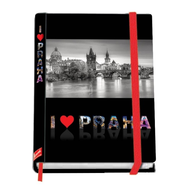 Cestovatelská  party - Notes Love Praha A4