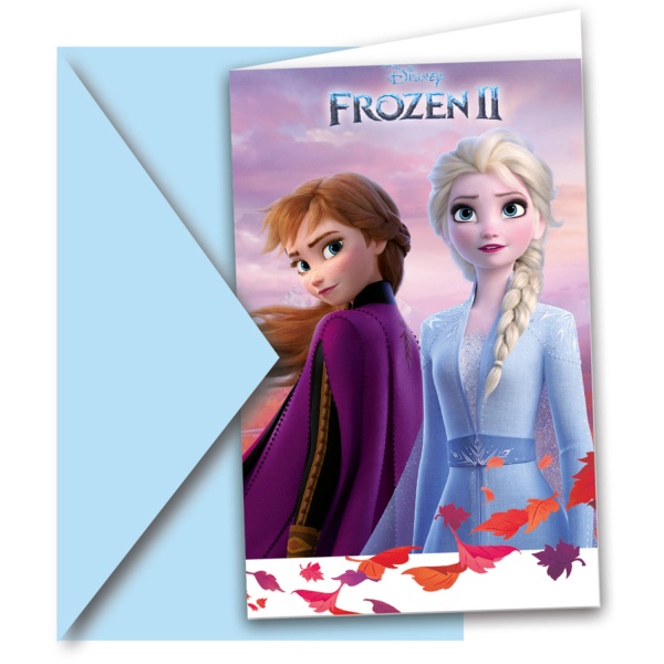 Levně Pozvánky Frozen 2 6ks