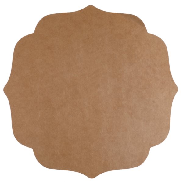 Prostírání papírové kraftové 34 x 34 cm 6 ks