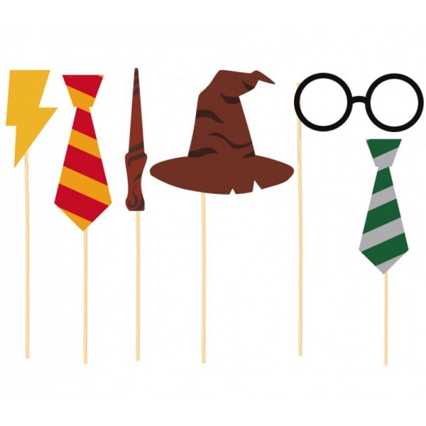 Levně Rekvizity do fotokoutku Harry Potter