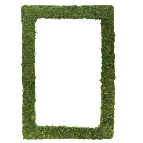 Rám zelený mech 60 x 40 cm