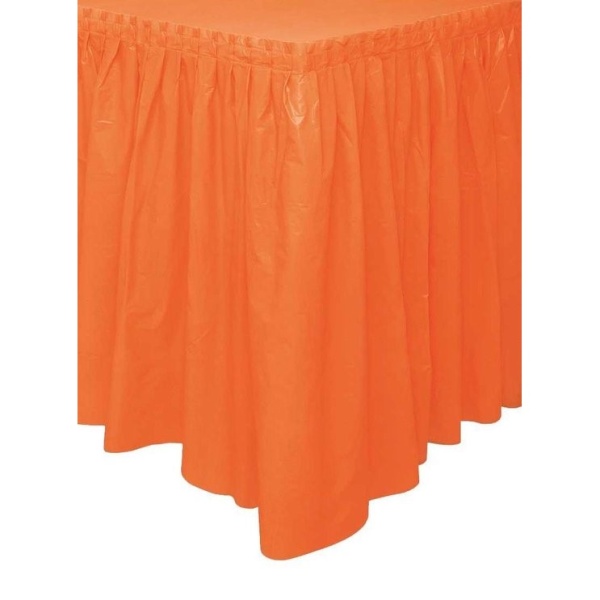 Rautová sukně jemný plast Pumpkin Orange 426x73cm