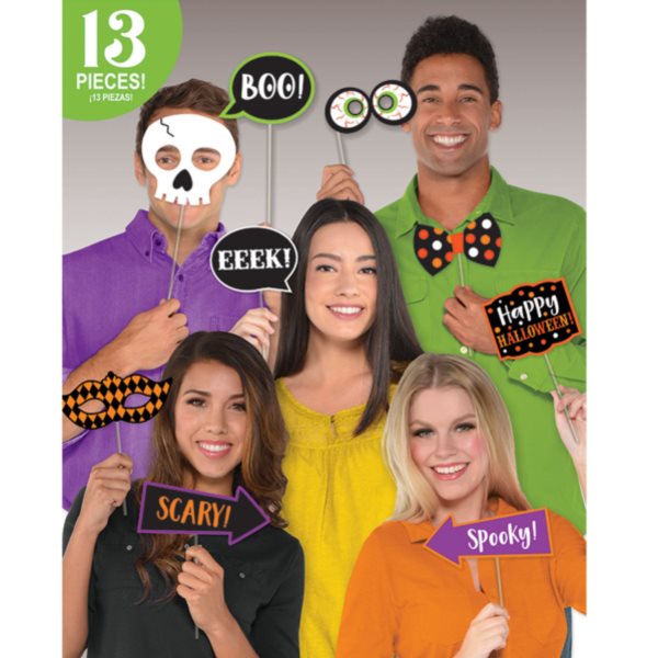 Halloween - Rekvizity do fotokoutku 13 ks