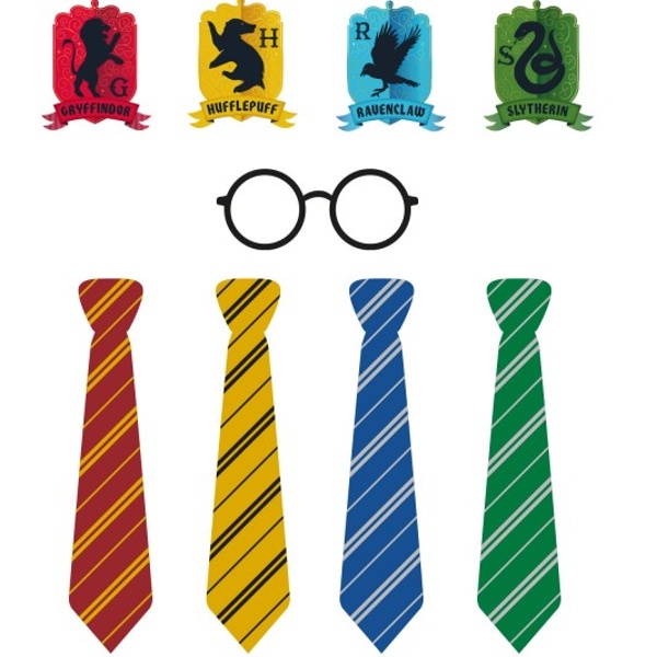 Papírové doplňky ke kostýmu Harry Potter 24 ks
