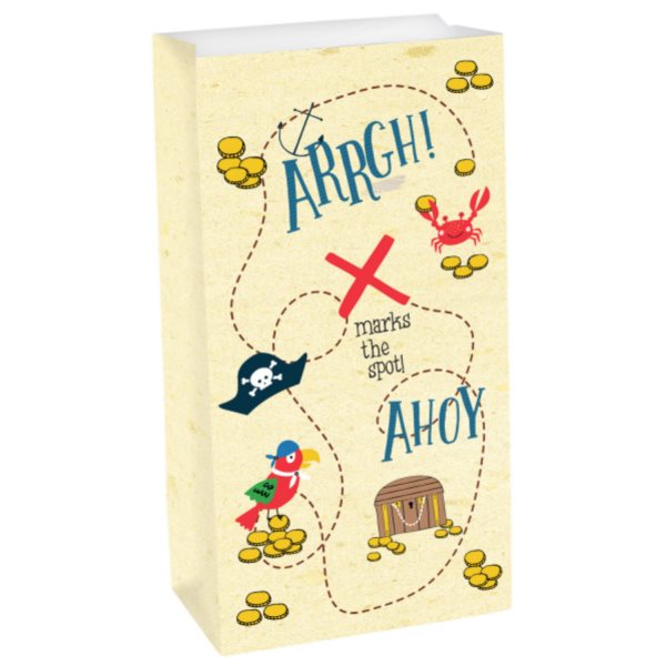 SÁČKY papírové Ahoy 25,4x12,7x7,6cm 8ks