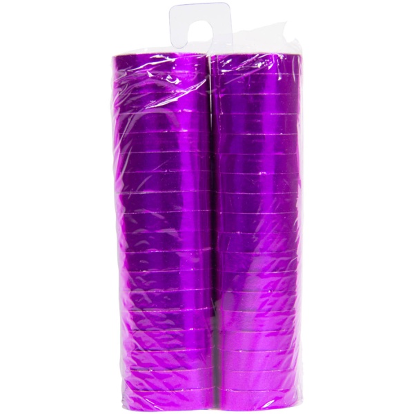 SERPENTÝNY metalické magenta 4m 2ks