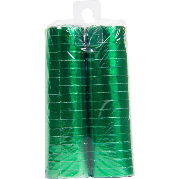 SERPENTÝNY metalické zelené 4m 2ks